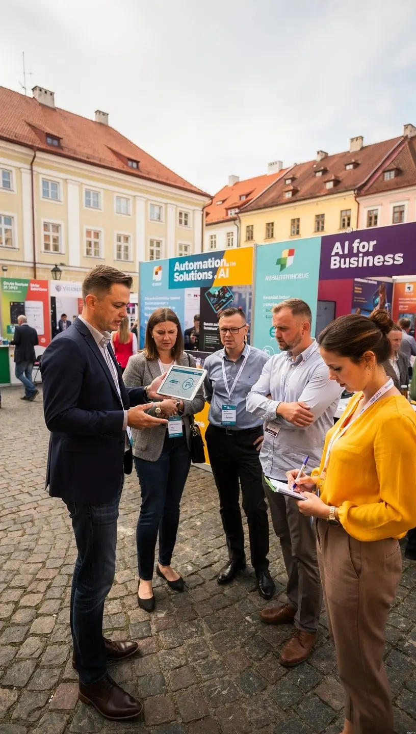 Kompiuterio ekranas su n8n sąsaja ir automatizuotais uždaviniais